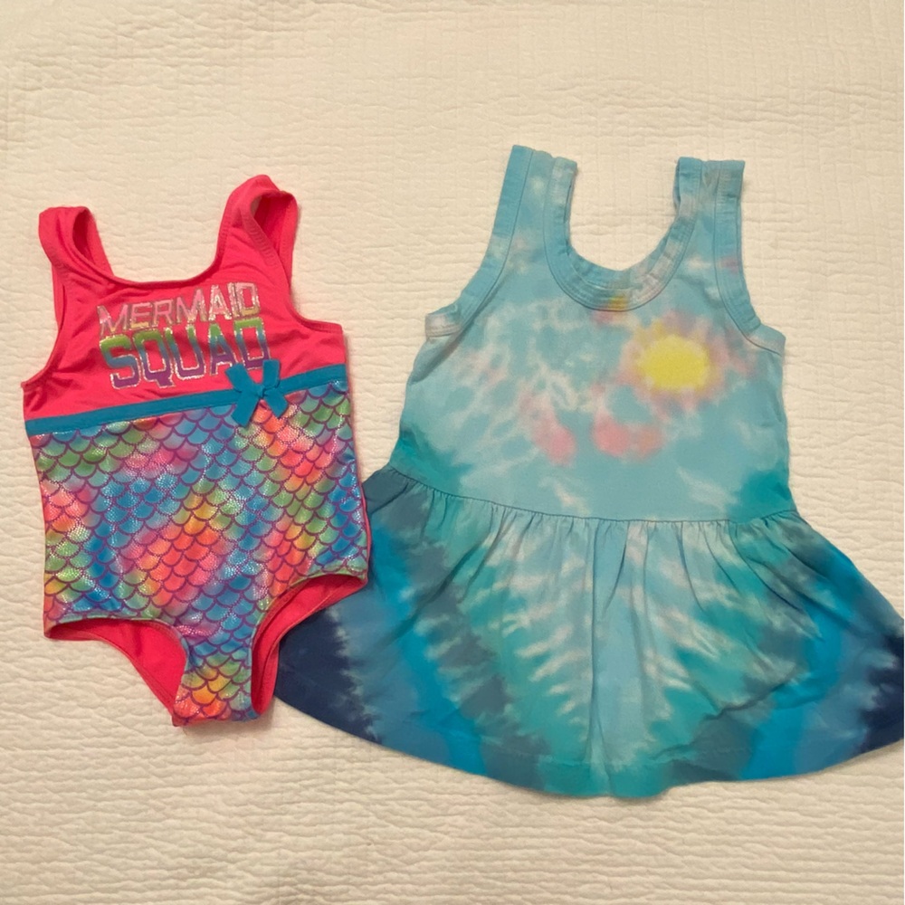 Girls 2T Fun in the Sun Swimsuit and Cover-Up Combo